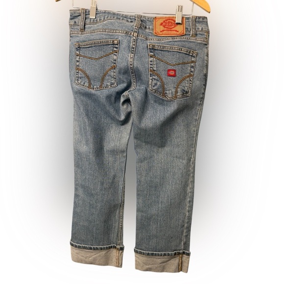 Vintage Dickies Women’s Jeans | Size 9 | Cuffed Capri Style - Picture 2 of 4